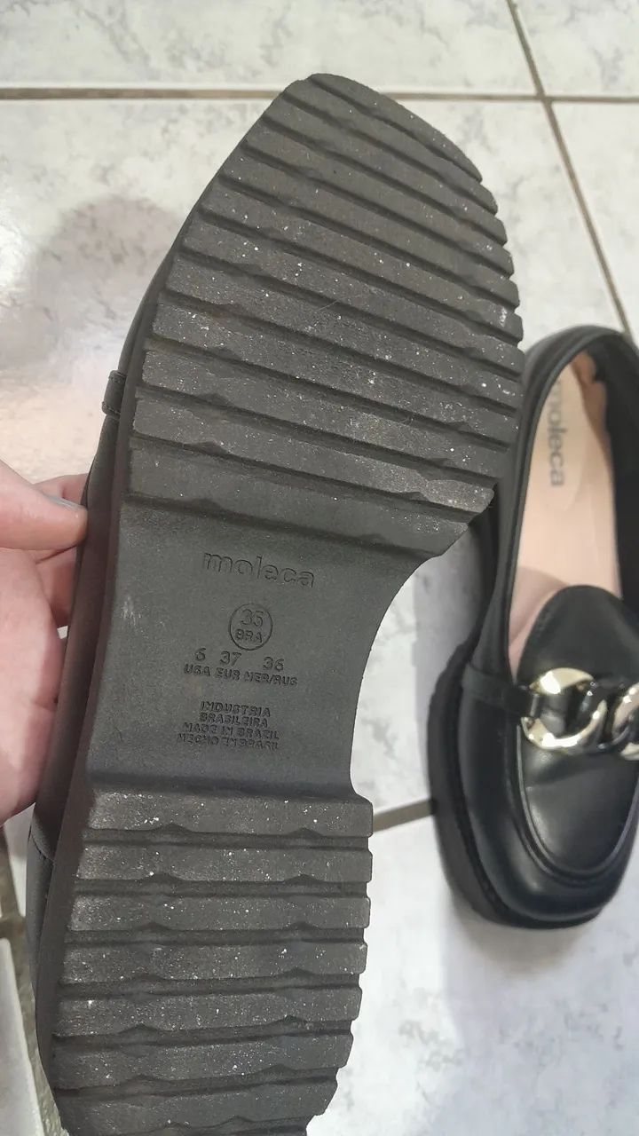Sapato mocassim feminino Moleca - Foto 4