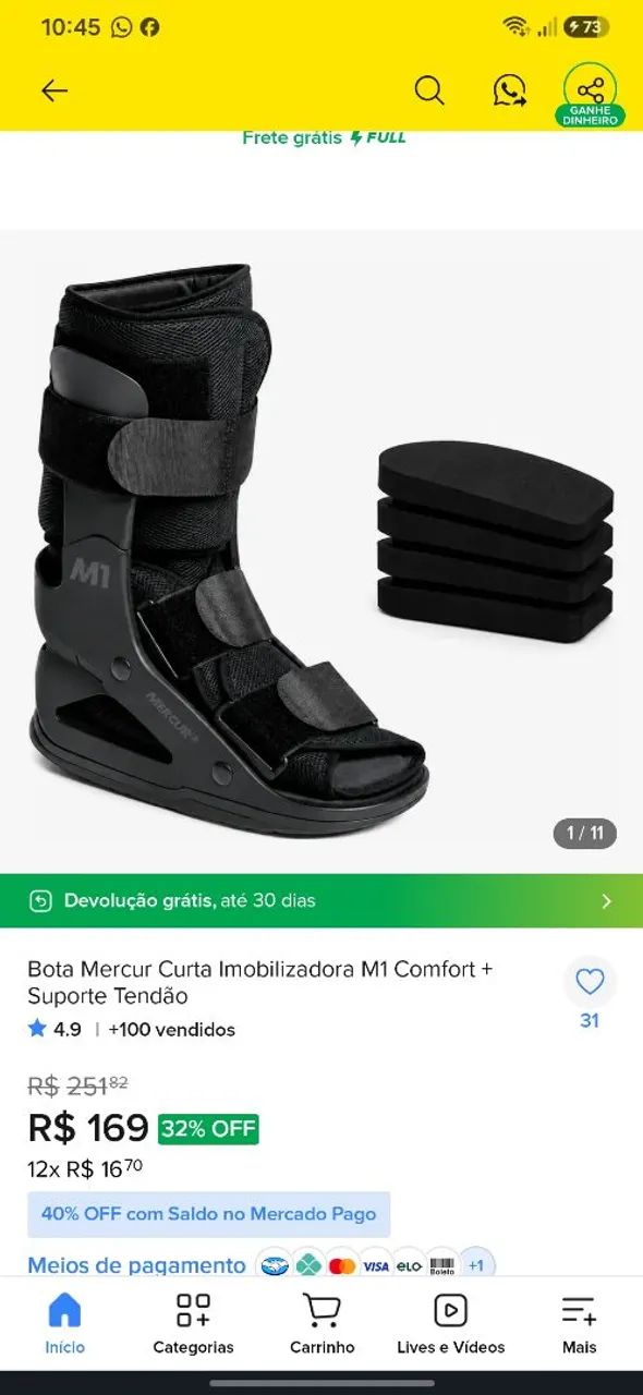 Bota robofoot 
