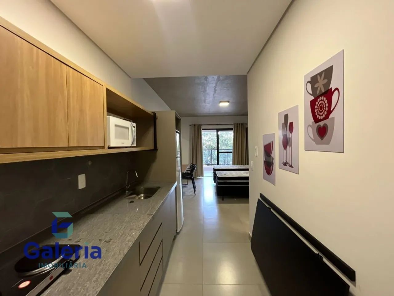 Studio mobiliado para alugar, 38m² - Vila Monte Alegre - Foto 2