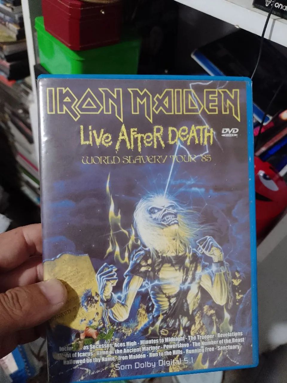 Dvd iron maiden live after death Powerslave tour - CDs, DVDs etc