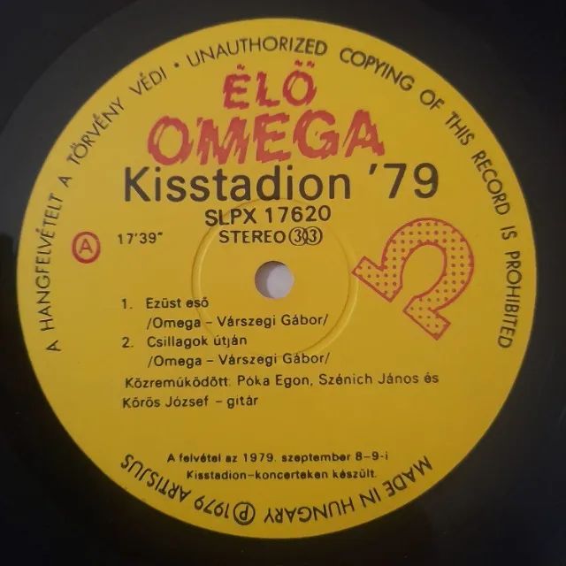 LP Omega - Live At The Kisstadion - Rock húngaro progressivo - Foto 2