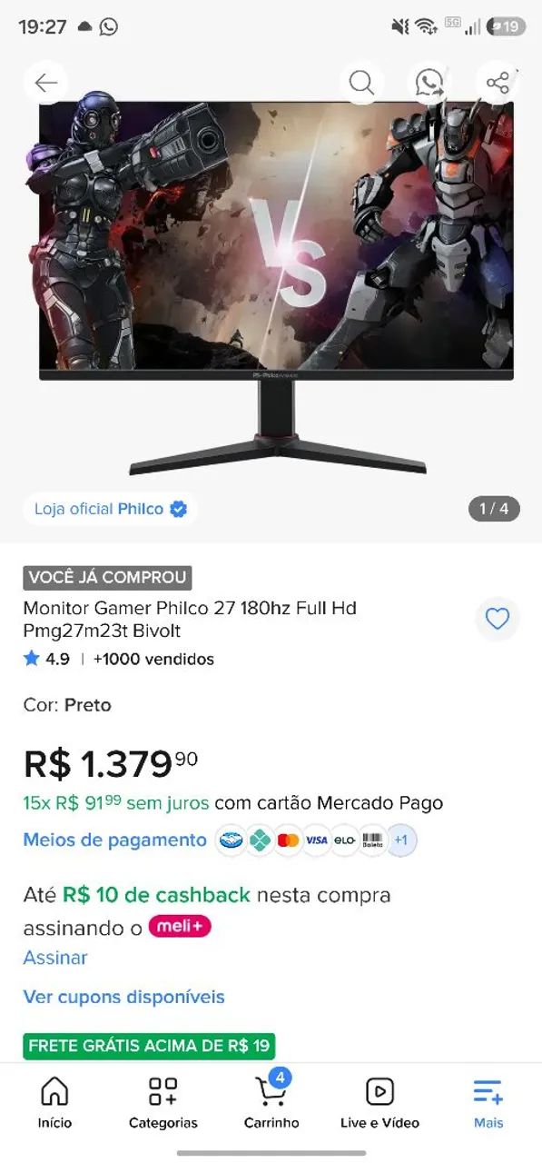 Monitor 180hz  - Foto 2