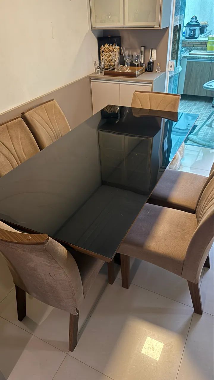 Mesa de jantar com 6 cadeiras  - Foto 2