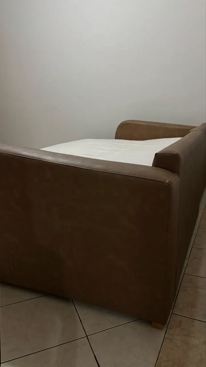 Sofá de linho e courino  - Foto 3