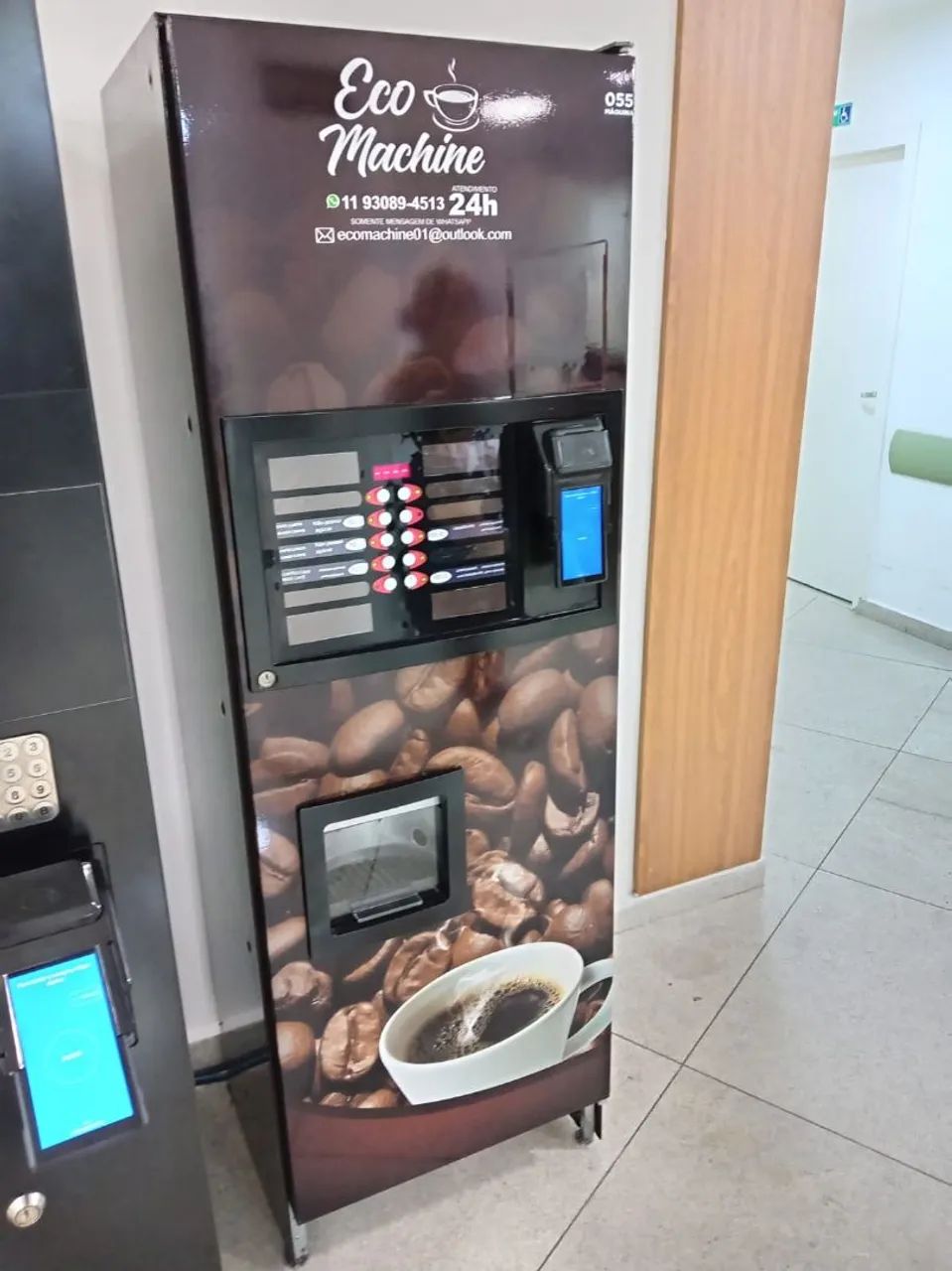 Máquina de café, vending machine, máquina de vendas automática  - Foto 2