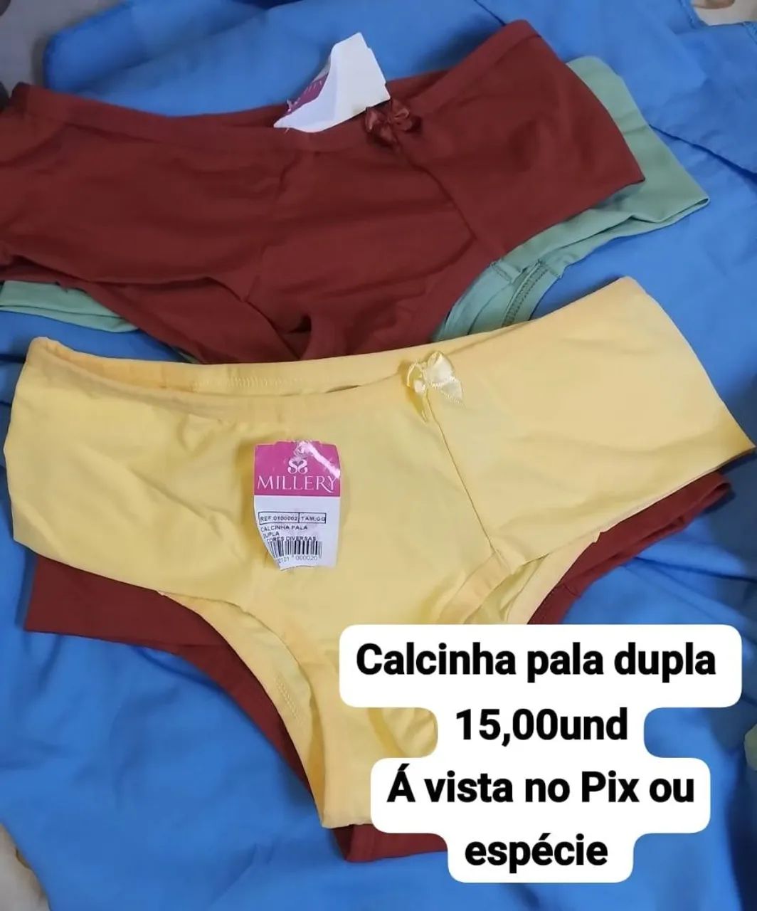 Calcinha pala dupla 