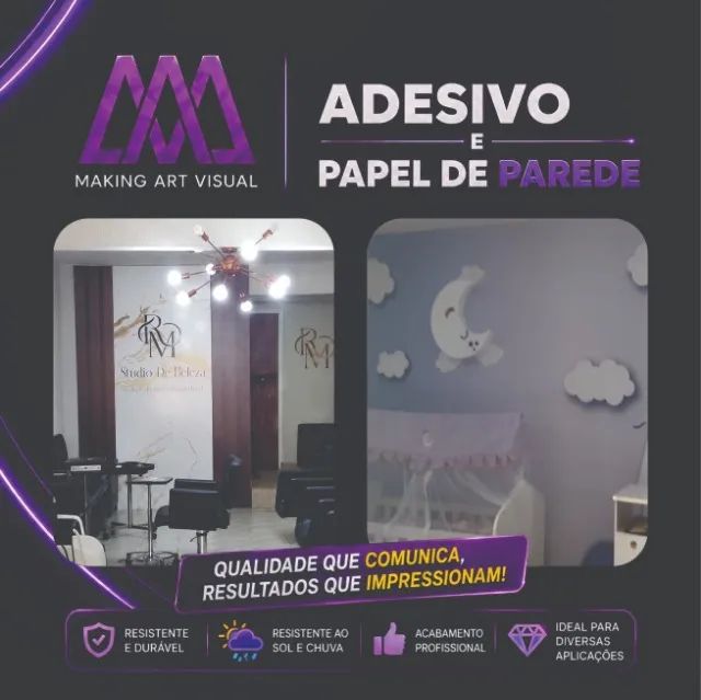 Adesivo Leitoso e Papel de Parede - Foto 4