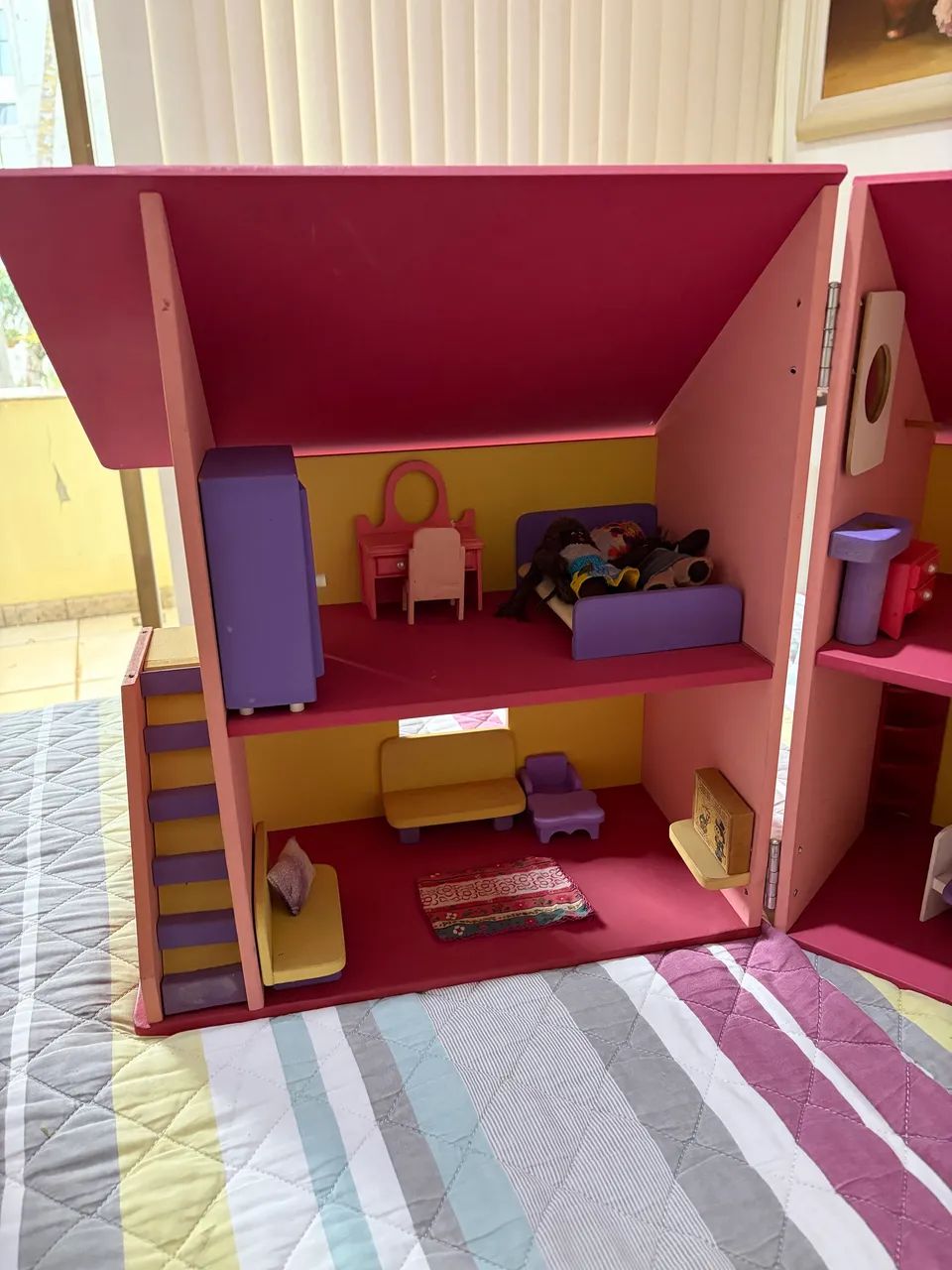 Casa de Boneca de Madeira  - Foto 4