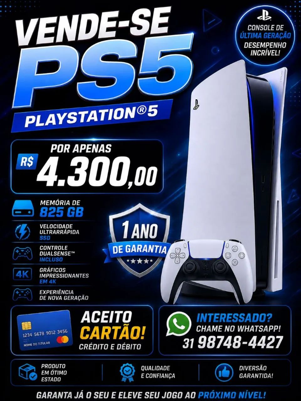 Ps5 1 semana de uso 