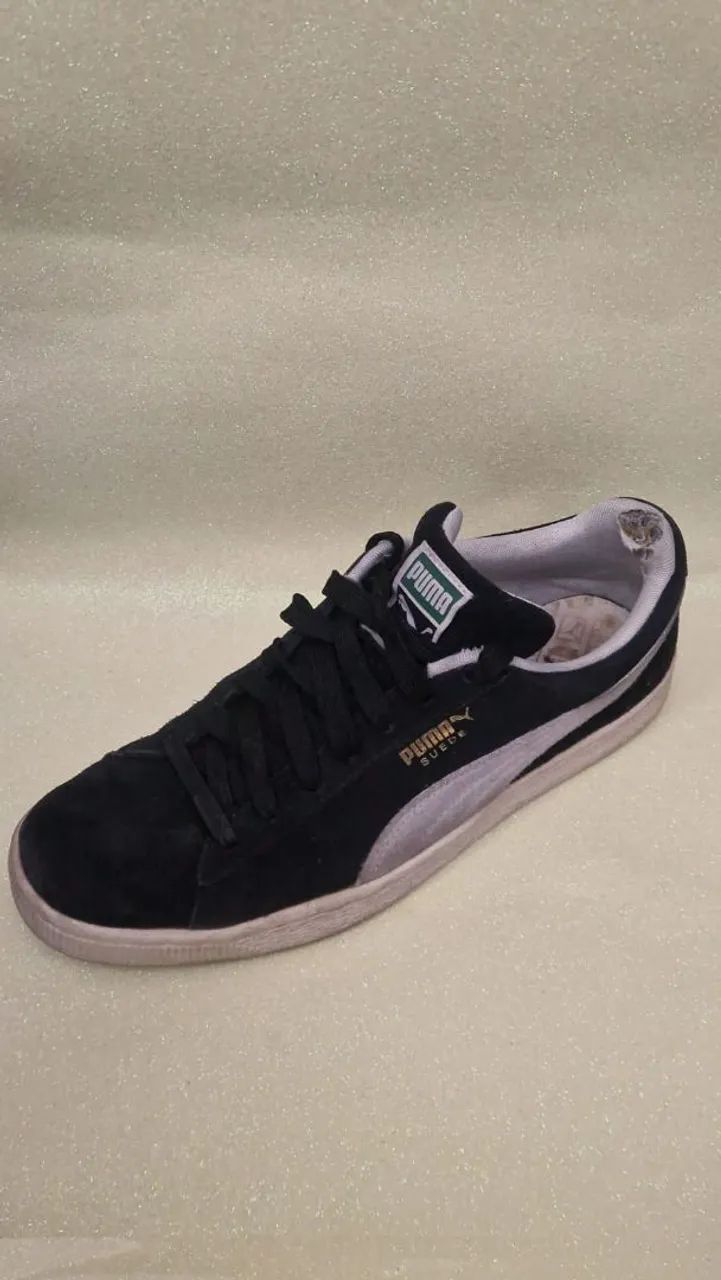 tênis puma suede preto 40 - Foto 2