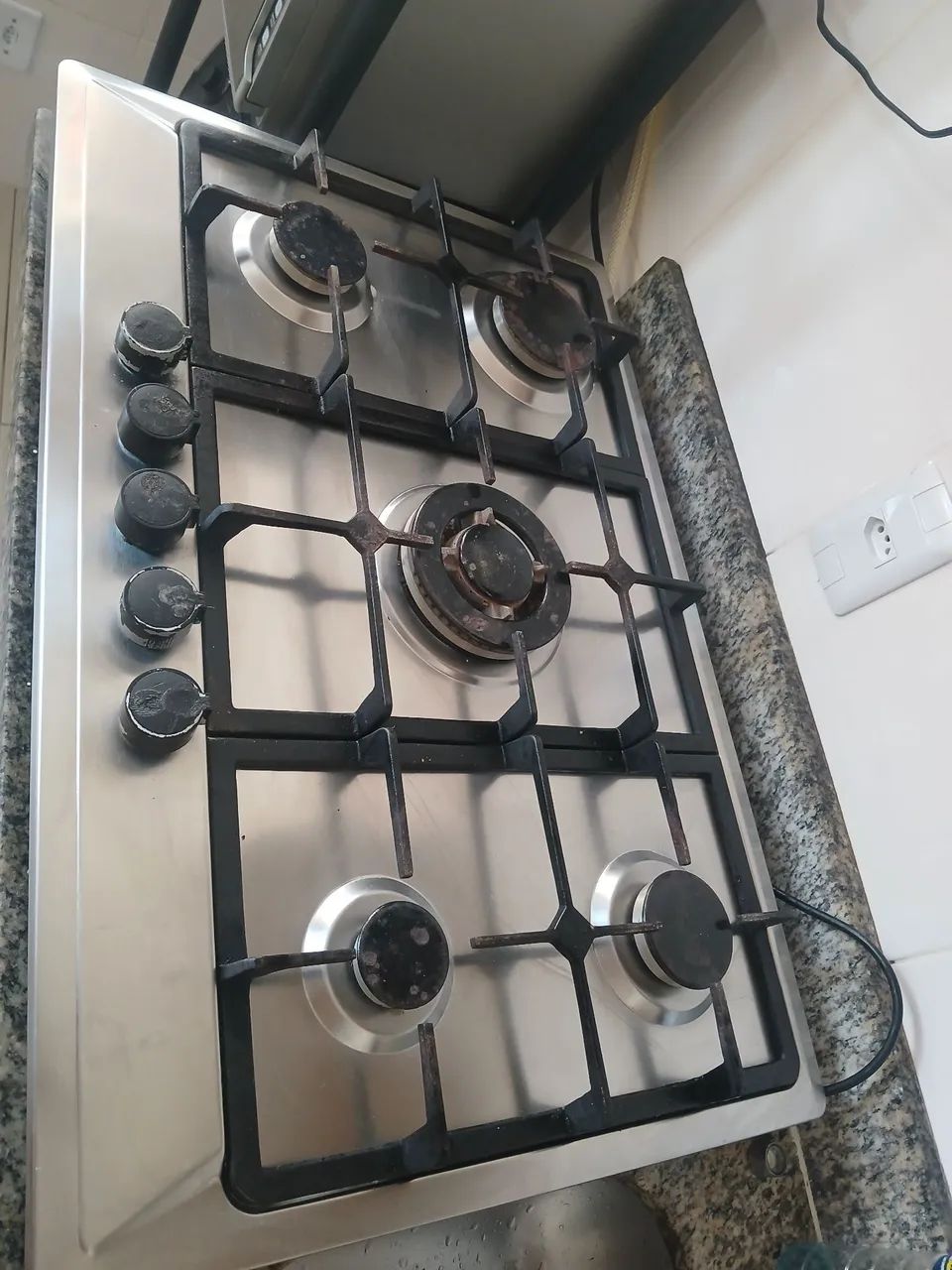 Cooktop 5 bocas funcionando perfeitamente