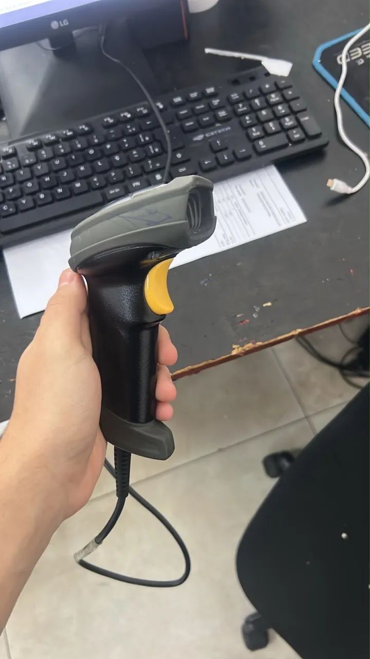 Leitor codigo barras Elgin EL250 laser