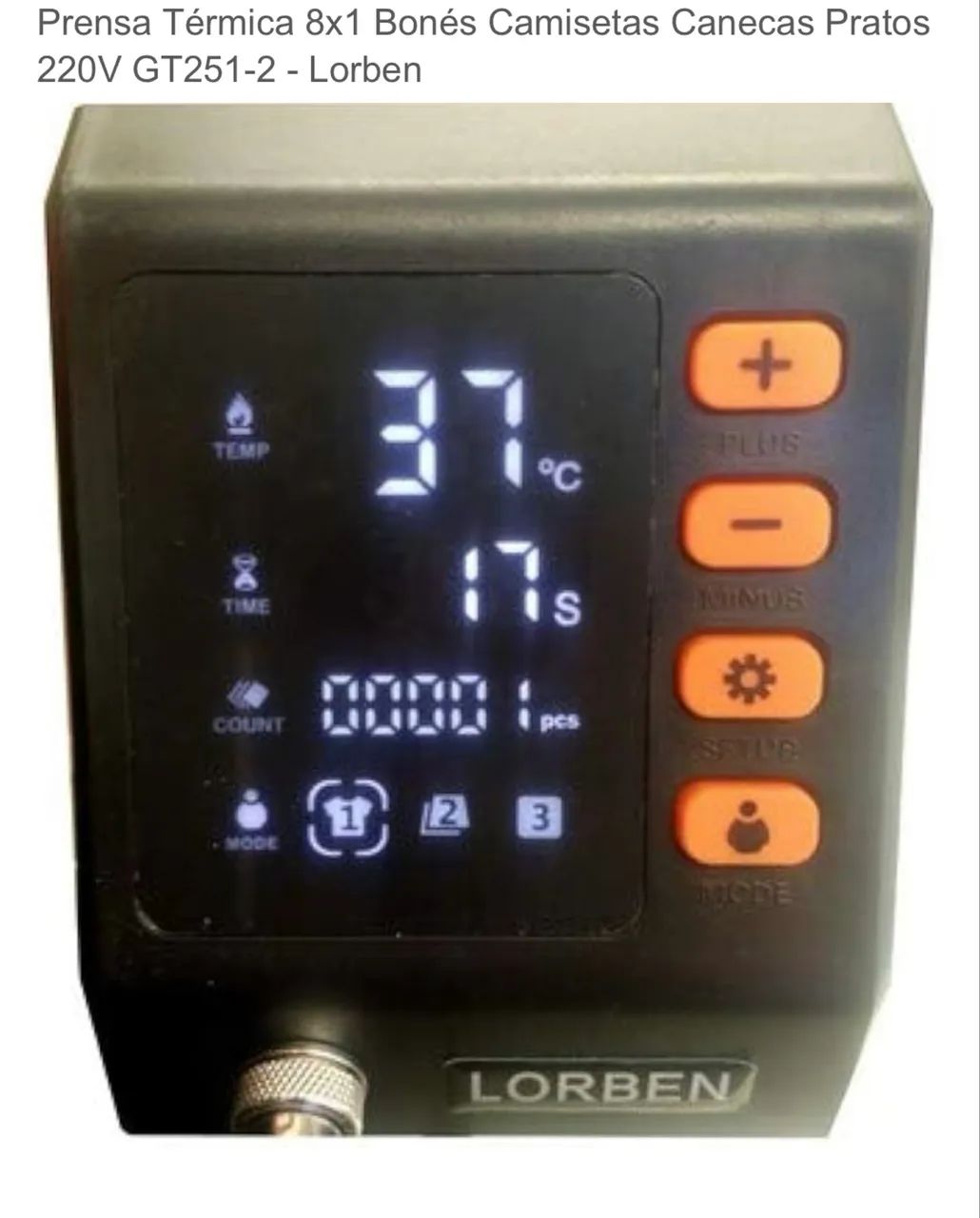 Máquina de sublimação Lorben 8x1 - Foto 6