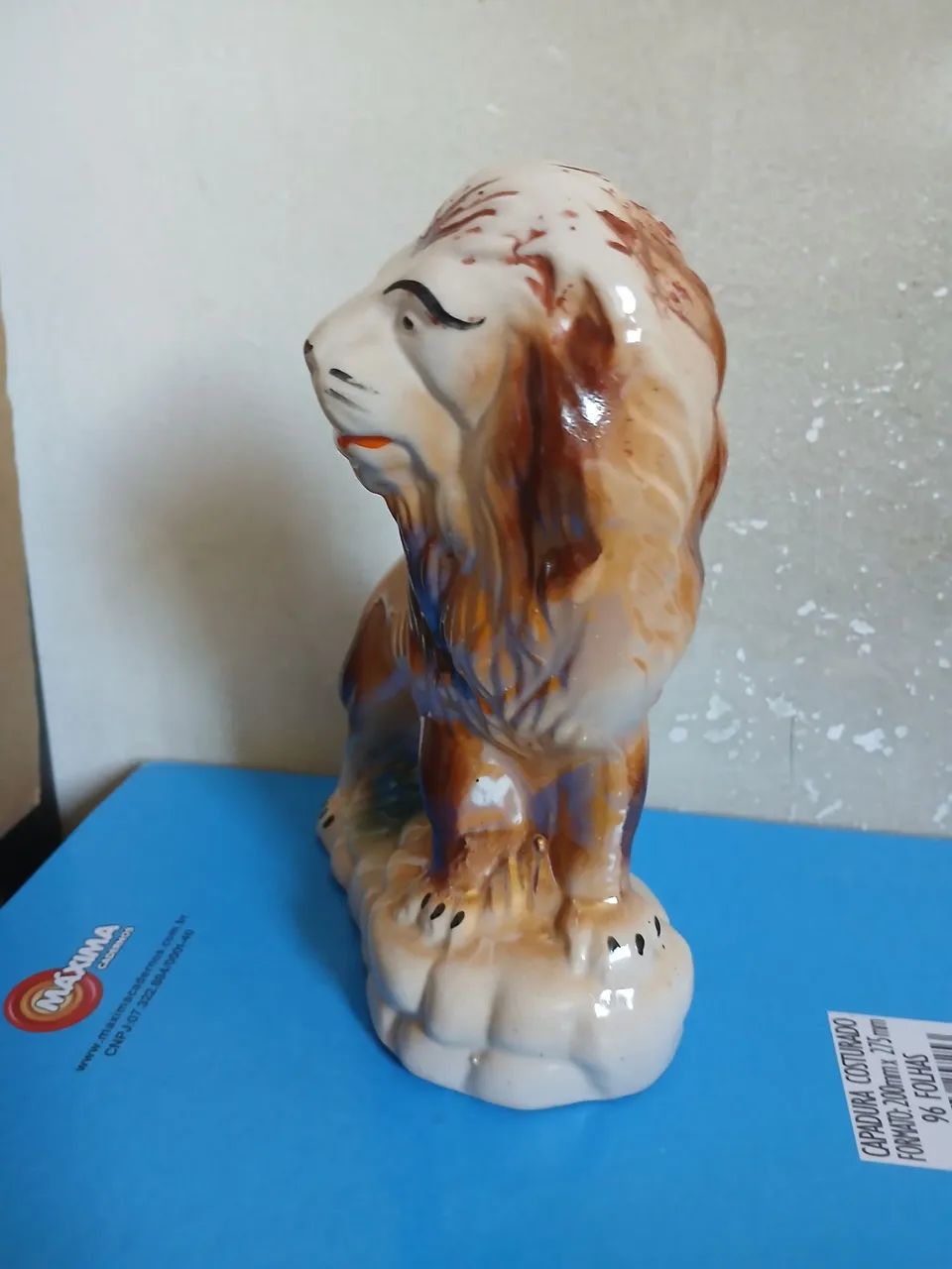 Esculrua leão de porcelana  - Foto 4