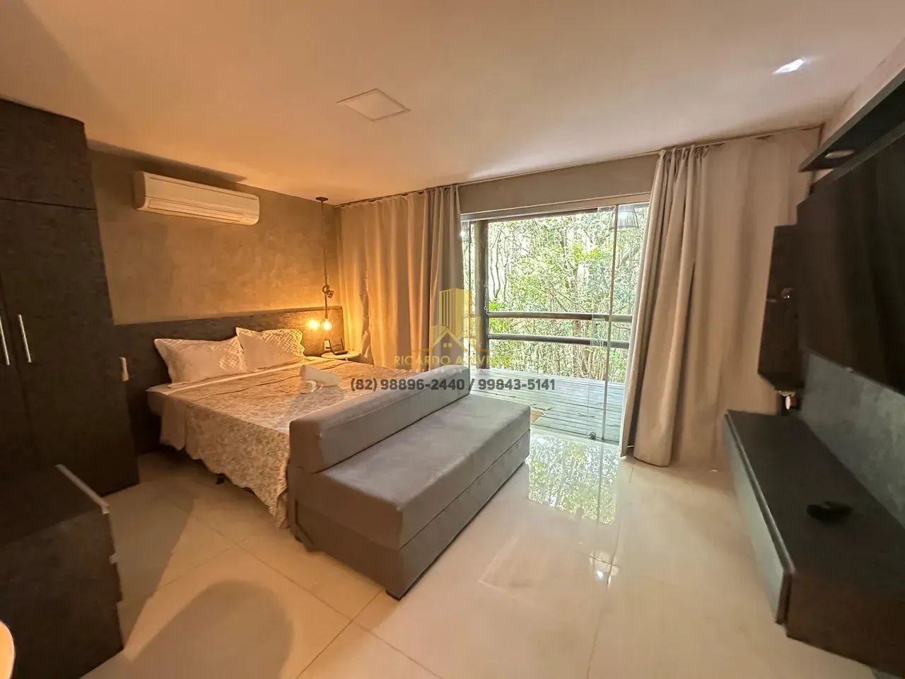 Villas do Pratagy, Studio completamente mobiliado, a 700 metros da praia - Foto 4