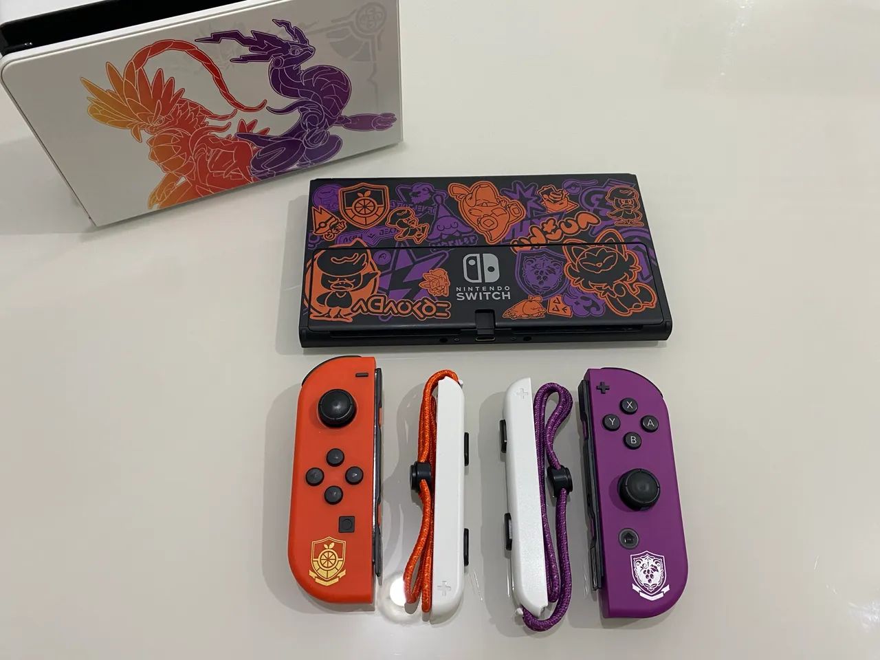 Console Nintendo Switch OLED Pokémon Scarlet & Violet - Foto 2