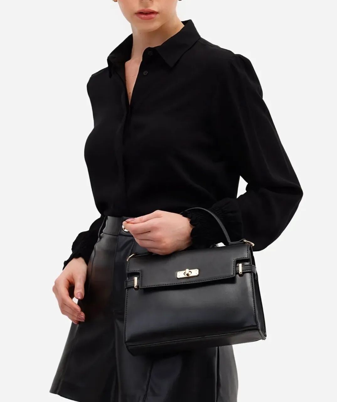 Bolsa feminina preta  - Foto 3