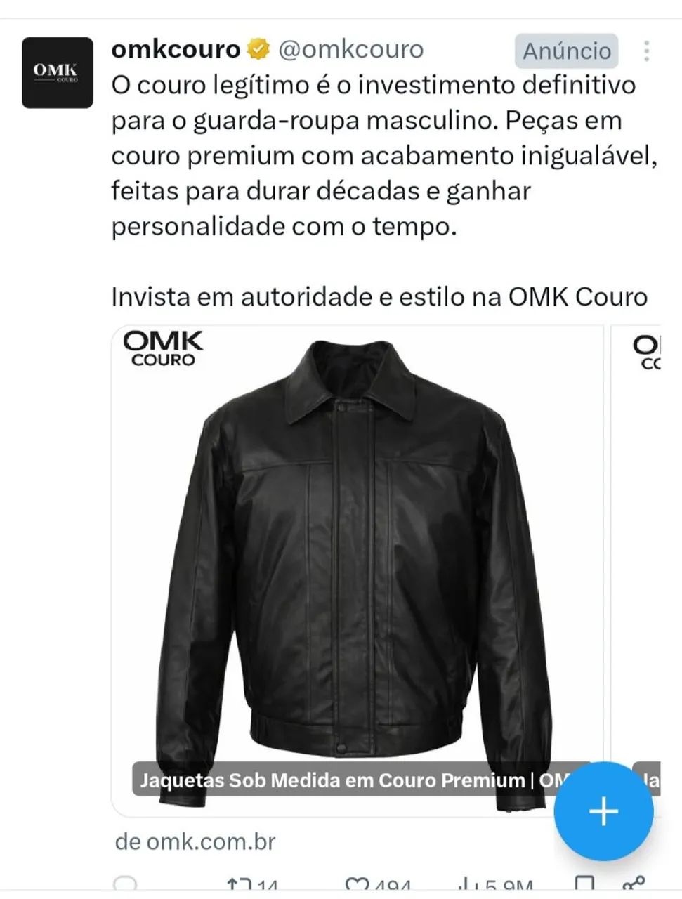 Jaqueta OMK Dafra