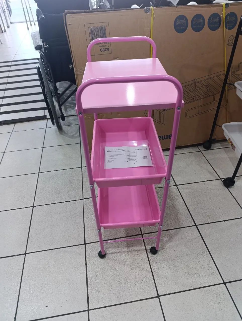 Carrinho auxiliar  - Foto 2