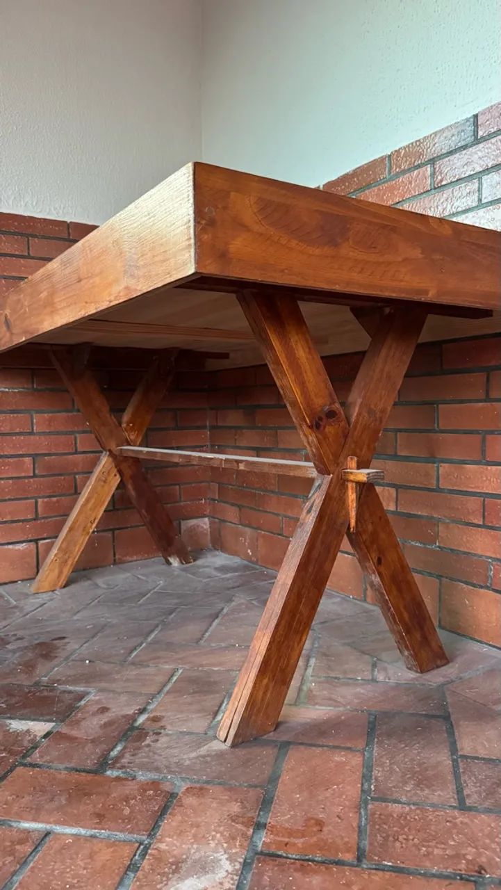Mesa Vidro e Madeira + 2 Cadeiras  - Foto 3