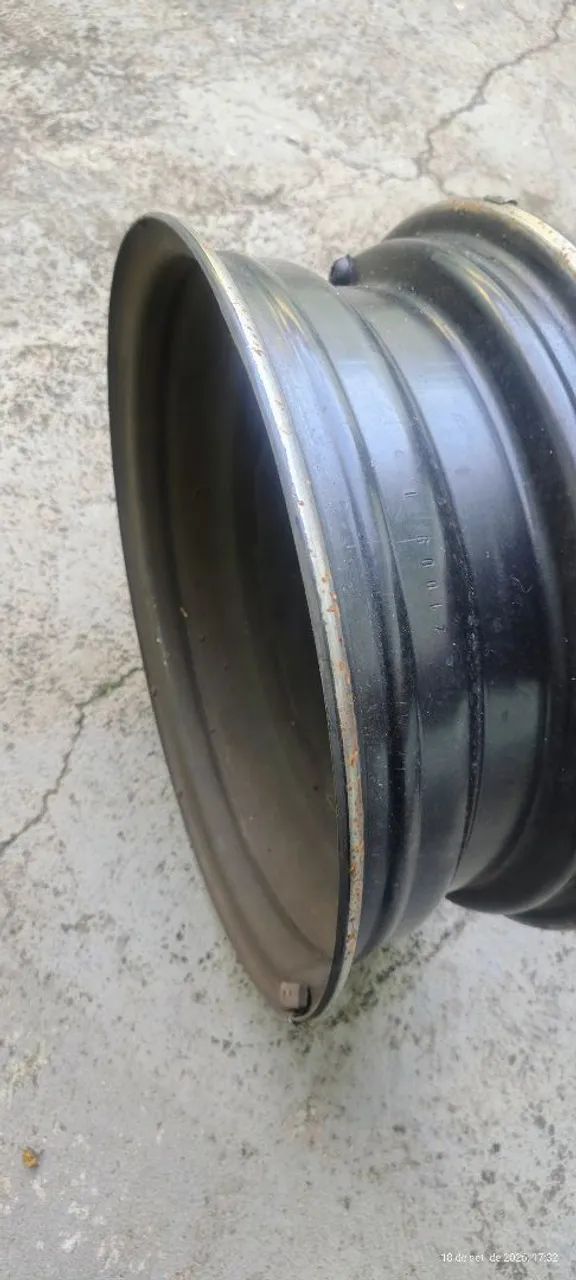 Roda de ferro 4x100 Aro 15" para carro 4 furos  - Foto 3