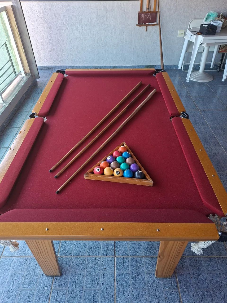 Mesa de bilhar 1.20 1.90