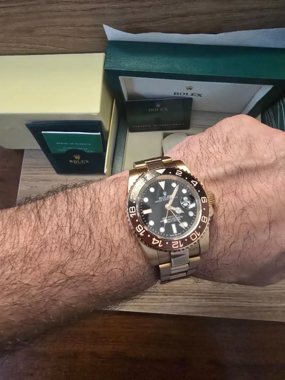 Rolex GMT-Master II Root Beer 40mm automático fullset  - Foto 3