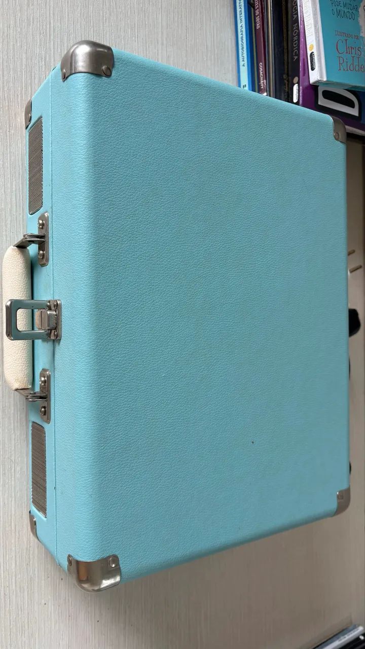 Caixa Bluetooth e Vinil com agulha áudio technica - Foto 3