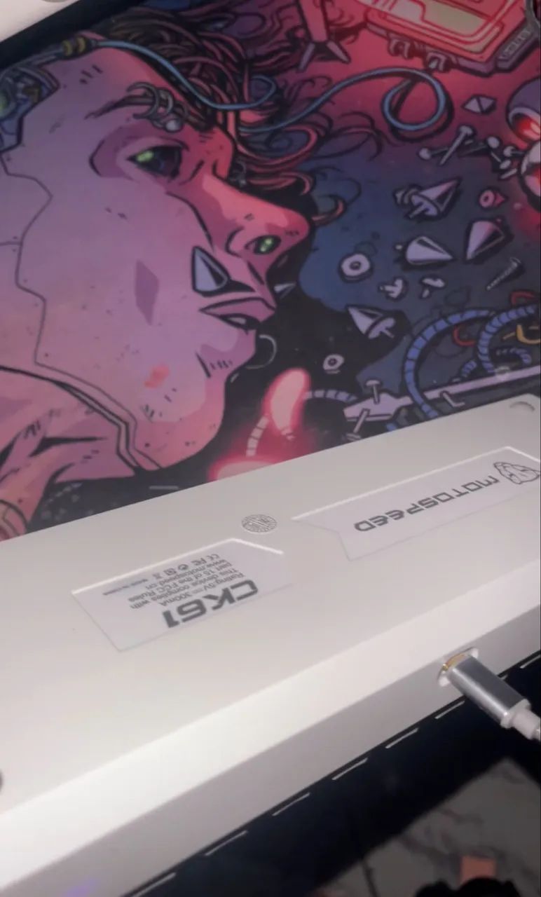 Teclado Mecânico Branco | 230R$ - Foto 4