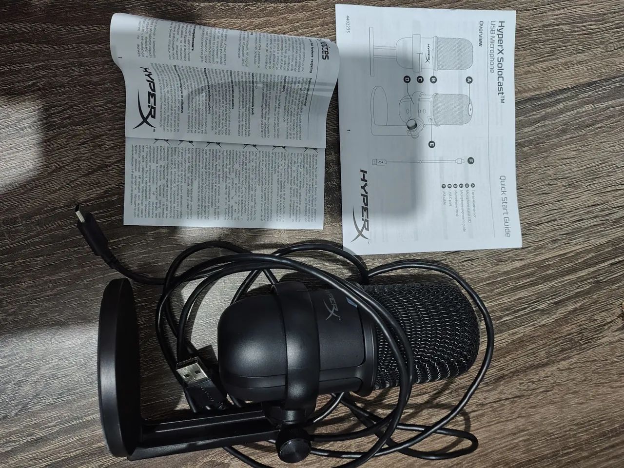 Microfone, suporte e pop filter - Foto 2