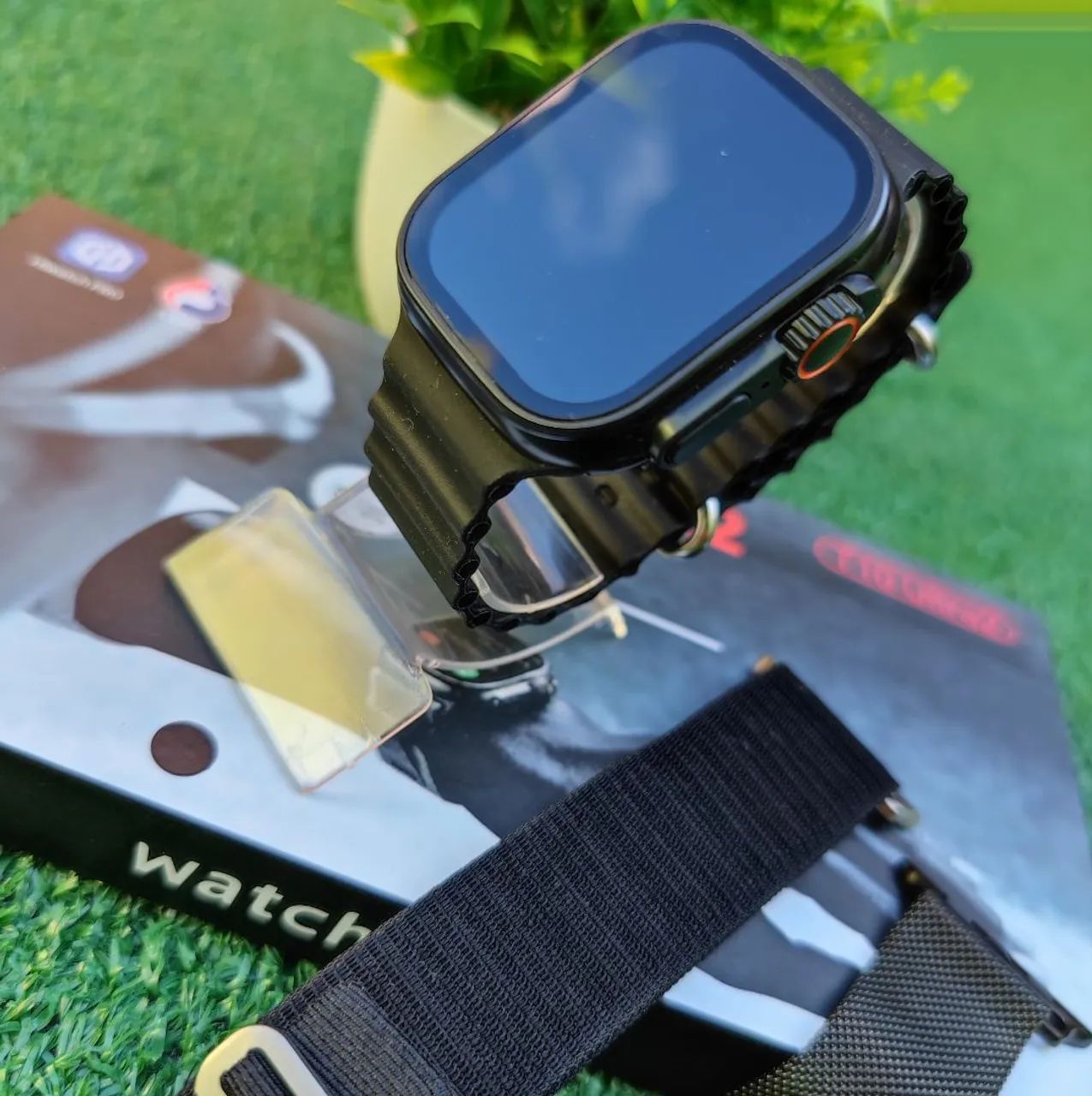 Smartwatch T10 ultra2 com três pulseiras - Foto 4