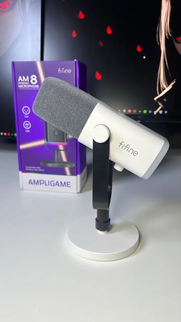 Microfone Fifine AM8 Ampligame White