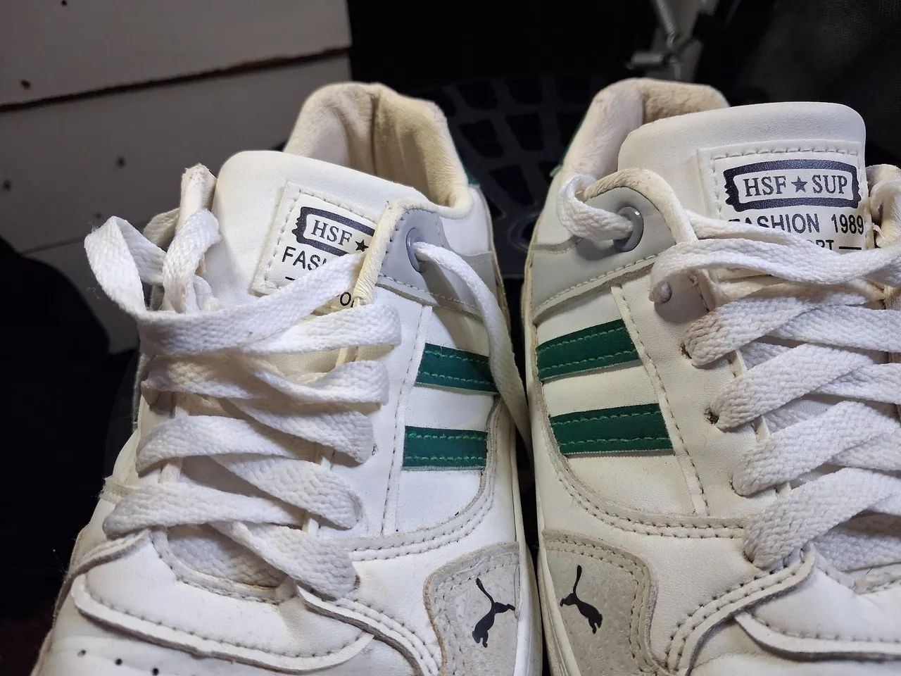 Tênis Puma HSF SUP branco/verde - Foto 4