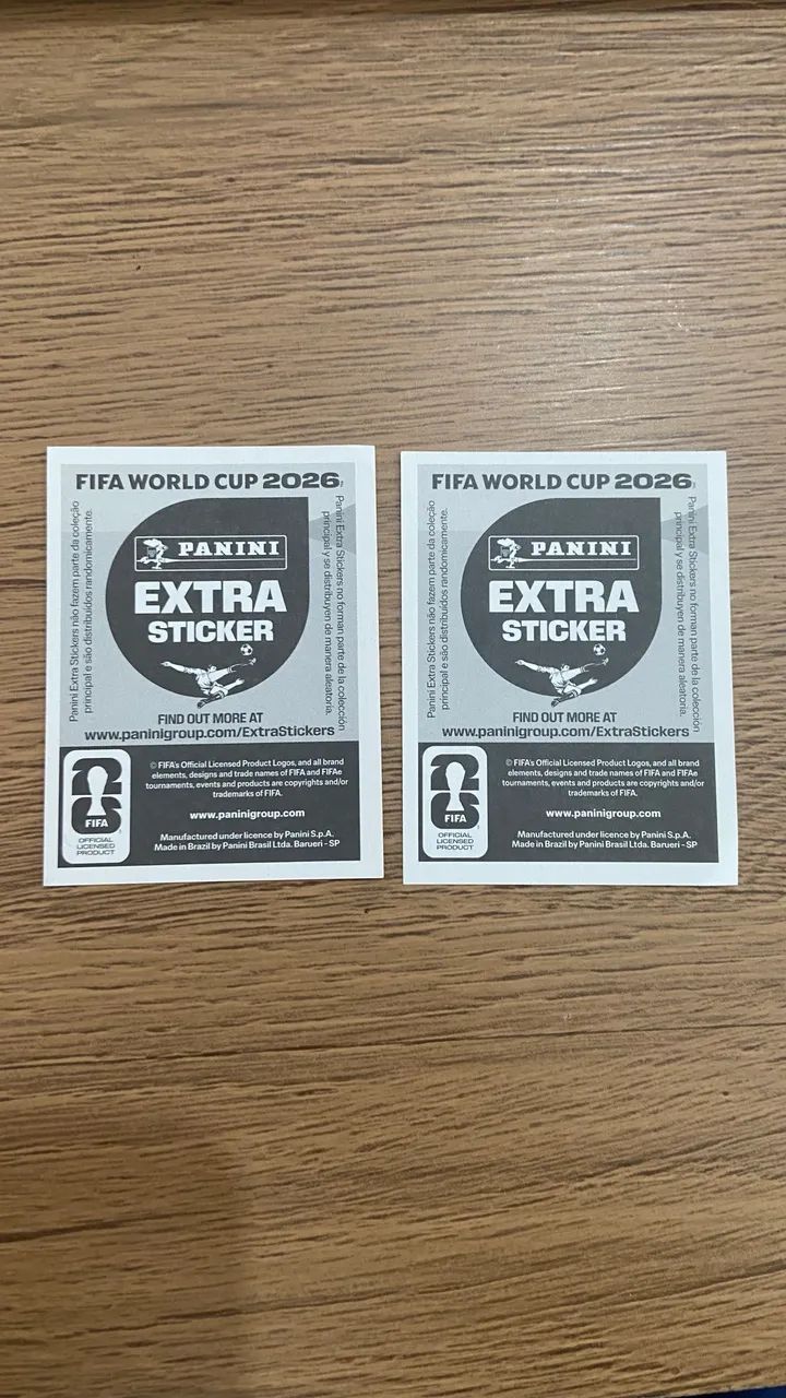 Figurinhas Extra Legend Bronze e Comum Sticker 4 unidades Original - Foto 5