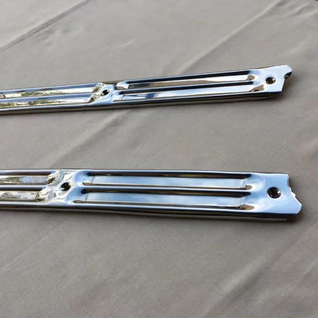 Soleira da Porta Ford F-100 F-1000 F-4000 1972 À 1992 Par Chapa Inox - Foto 5
