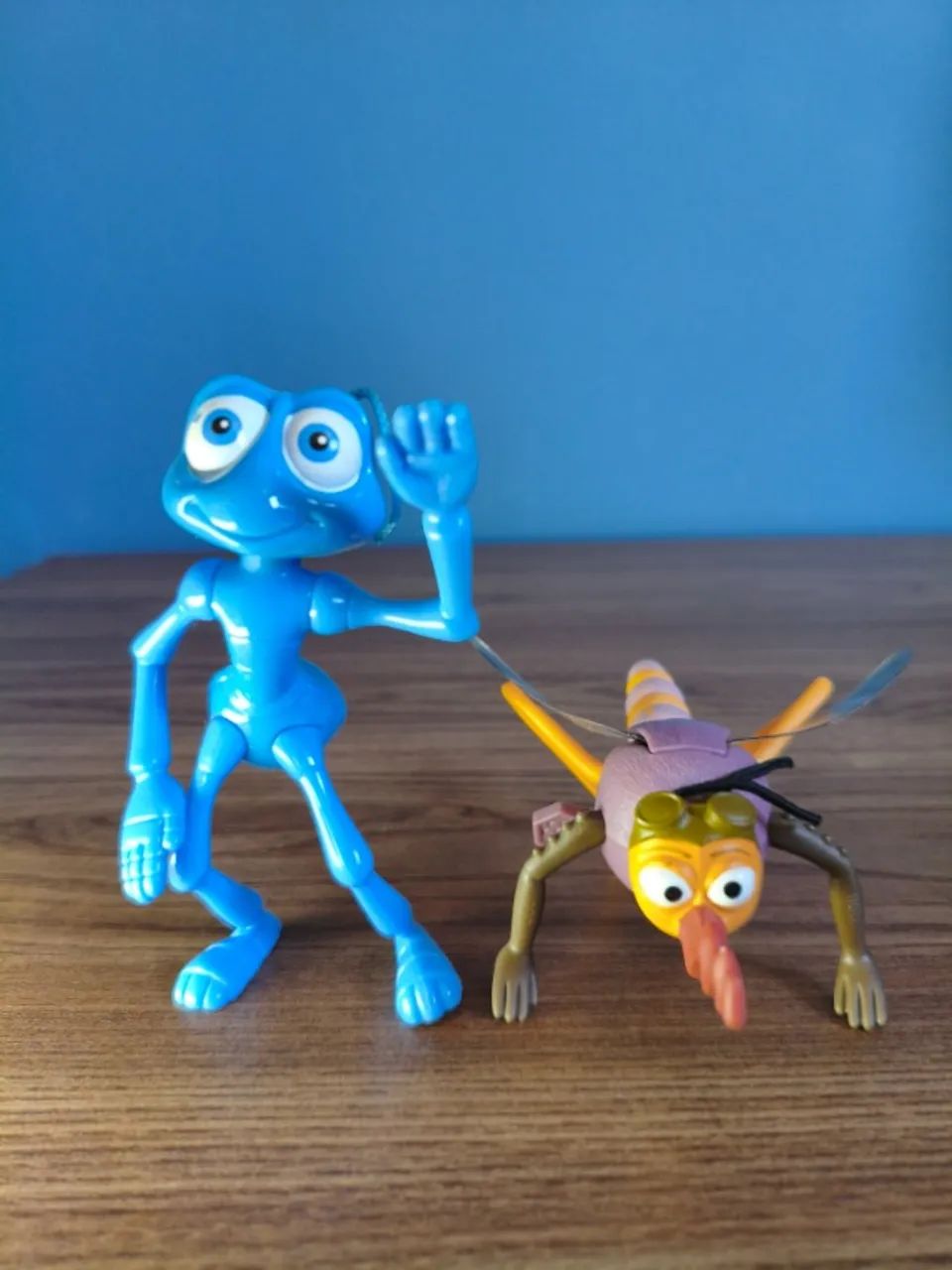 Bonecos A Bug's Life - Flik e Mosquito McDonald's 1998 - Foto 4