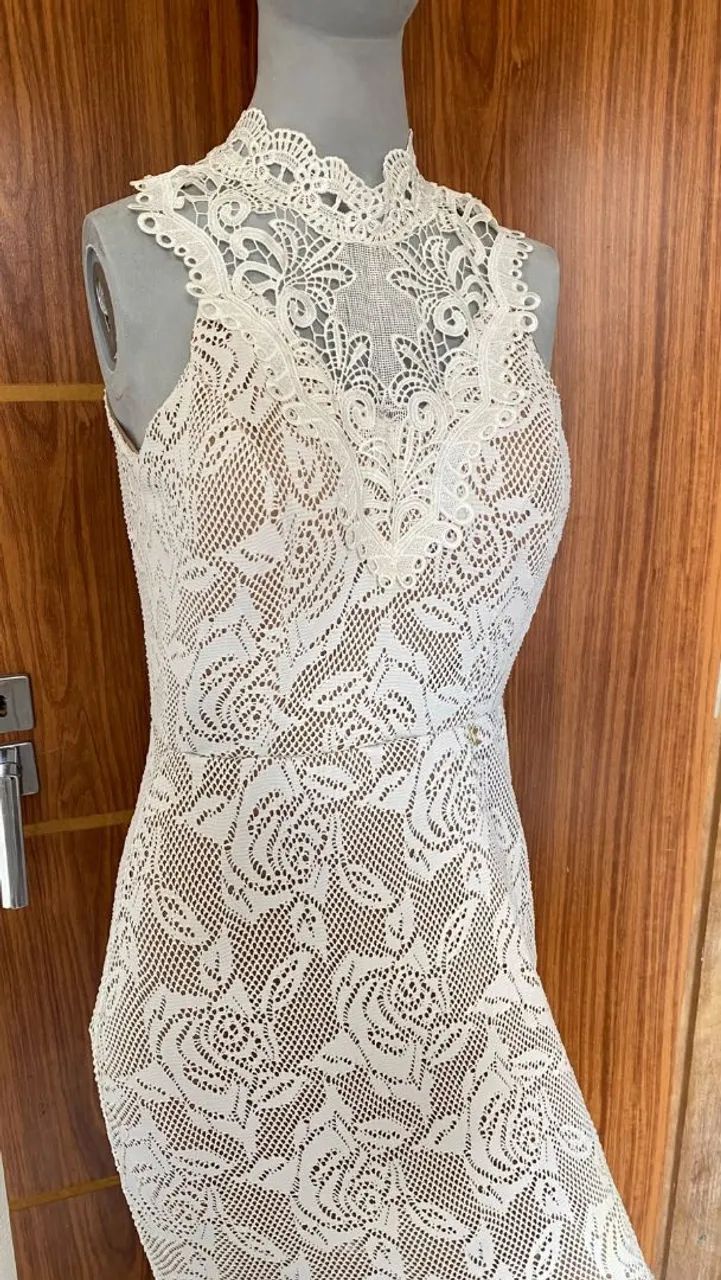 Vestido Social de Renda Lindíssimo da Thicca - Foto 2