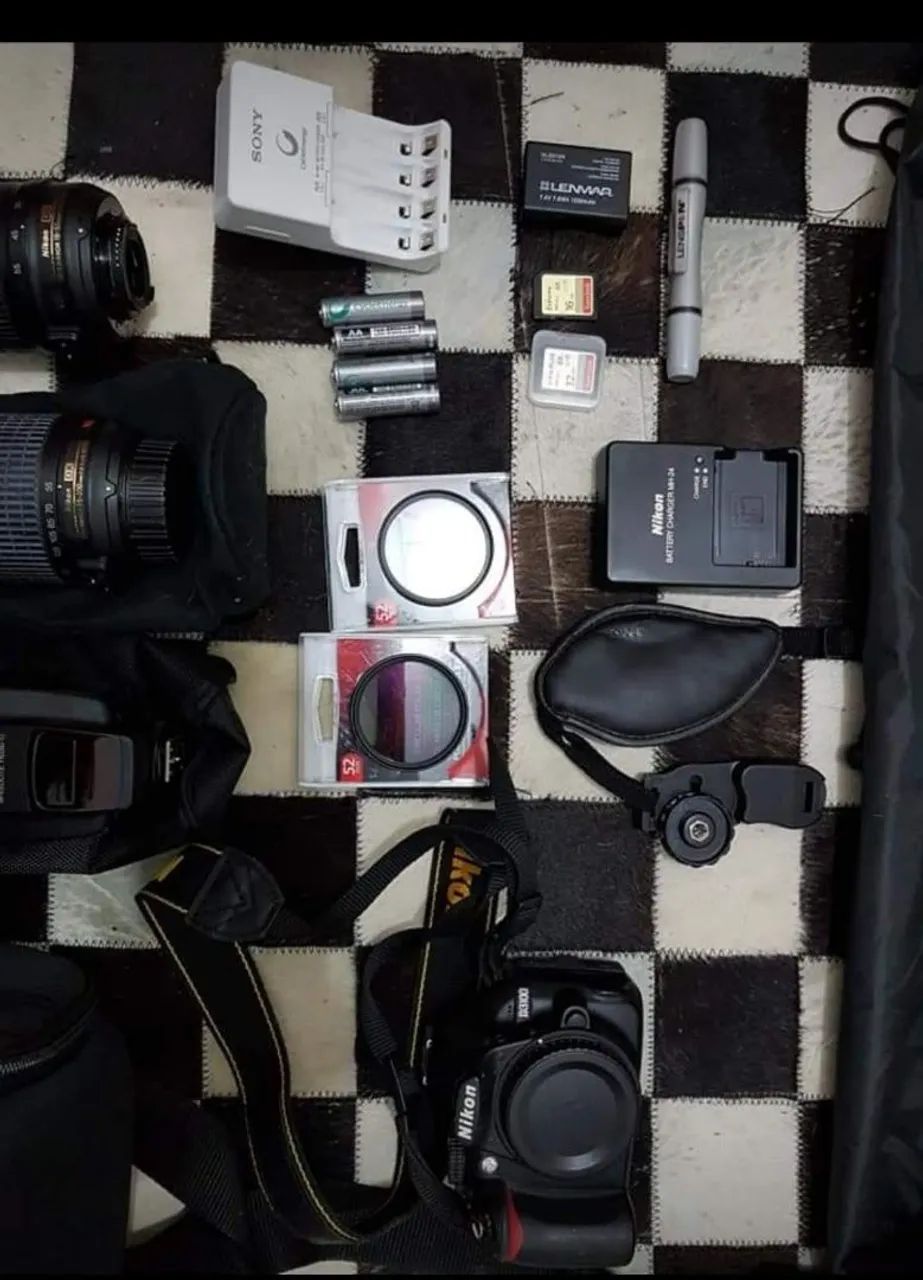 Kit Completo Câmera Nikon D3100  - Foto 2