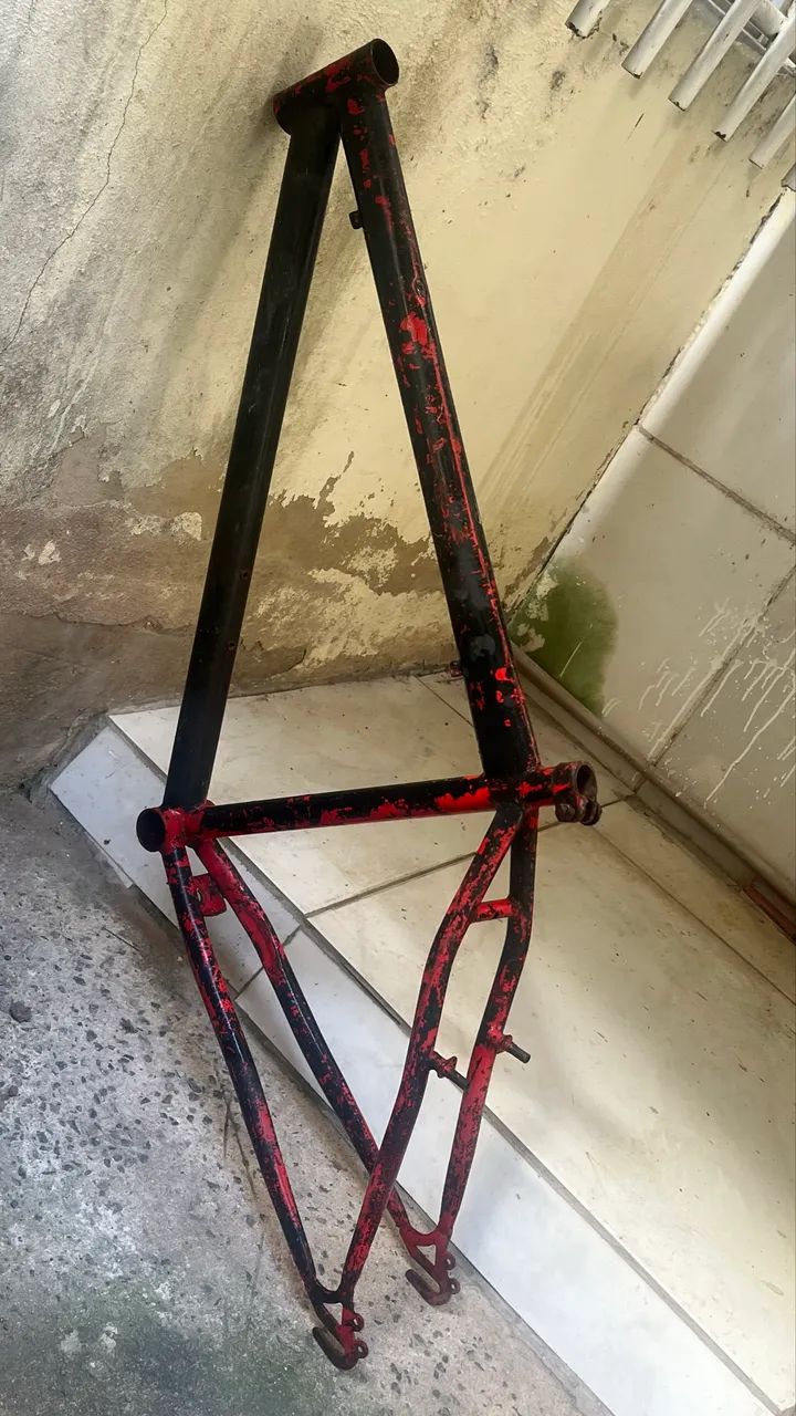 Quadro de bicicleta reto aro 26 - Foto 2