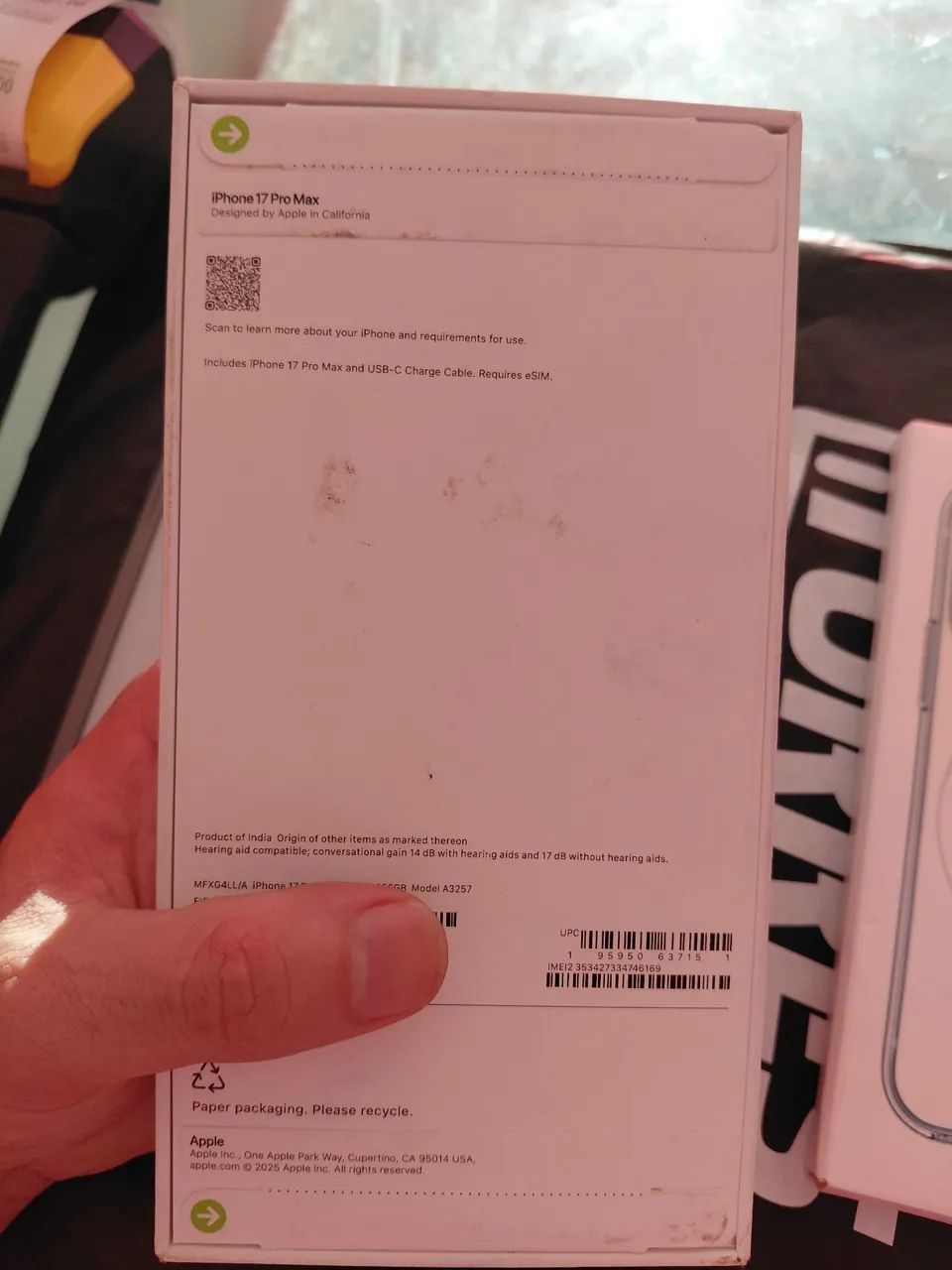 IPHONE 17 PRO MAX 256GB SILVER LACRADO - Foto 3