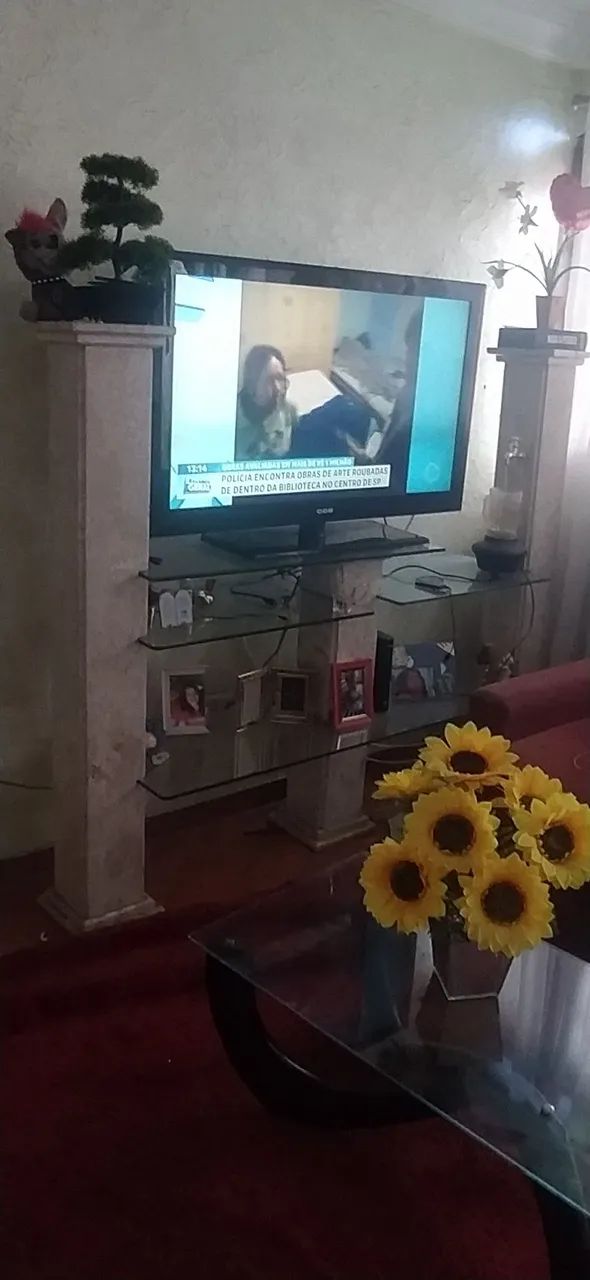 Rack de mármore e prateleira de vidro. - Foto 4