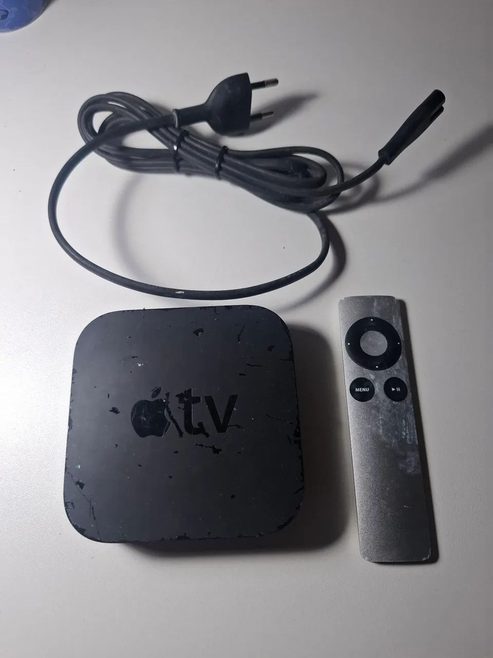 Apple TV 3.ª Geração Rev A (Modelo A1469) 1080p Full HD + Comando Original em Alumínio