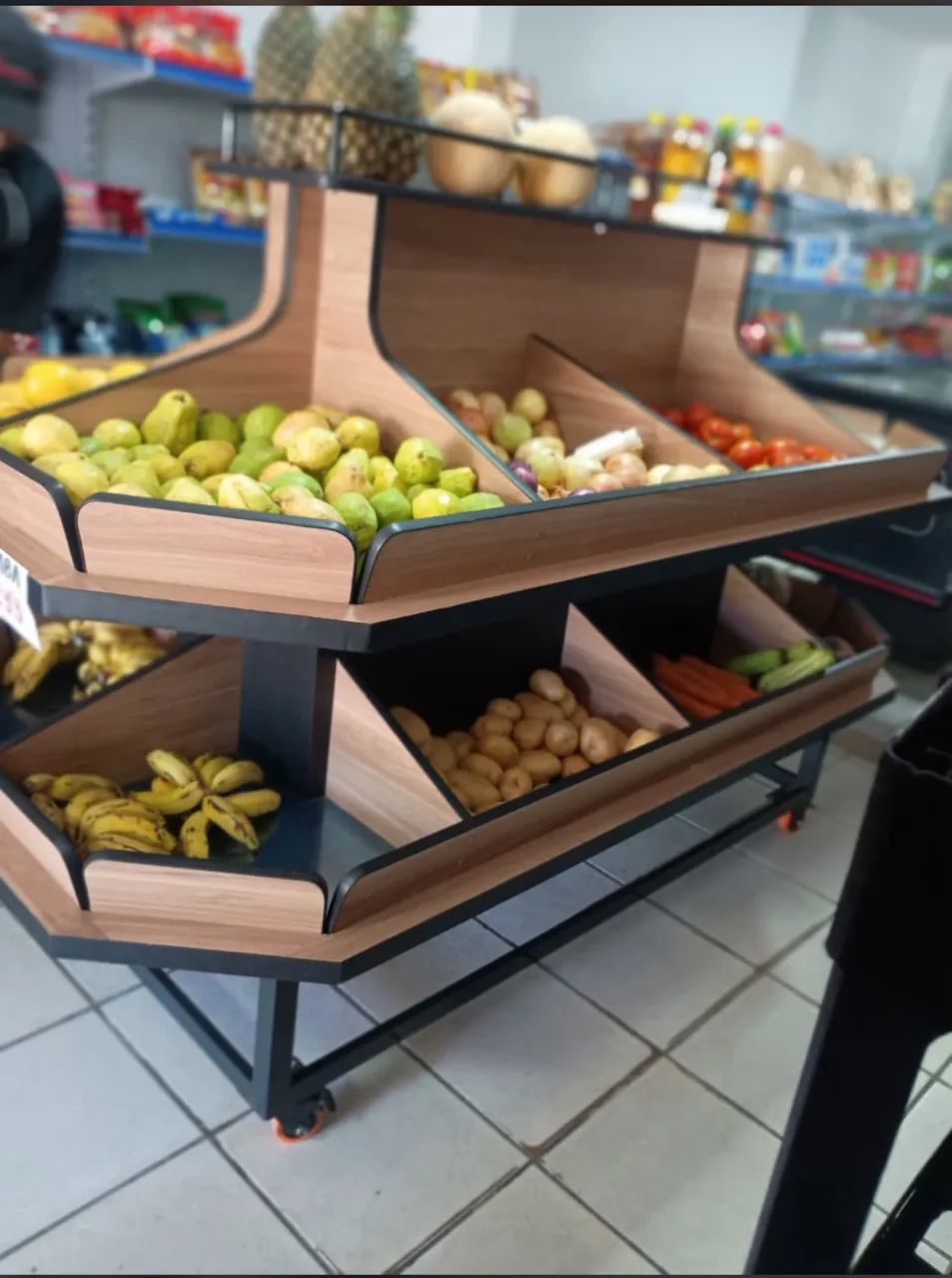 Fruteira vasca 16 espaços com fundo em aço inox  - Foto 2