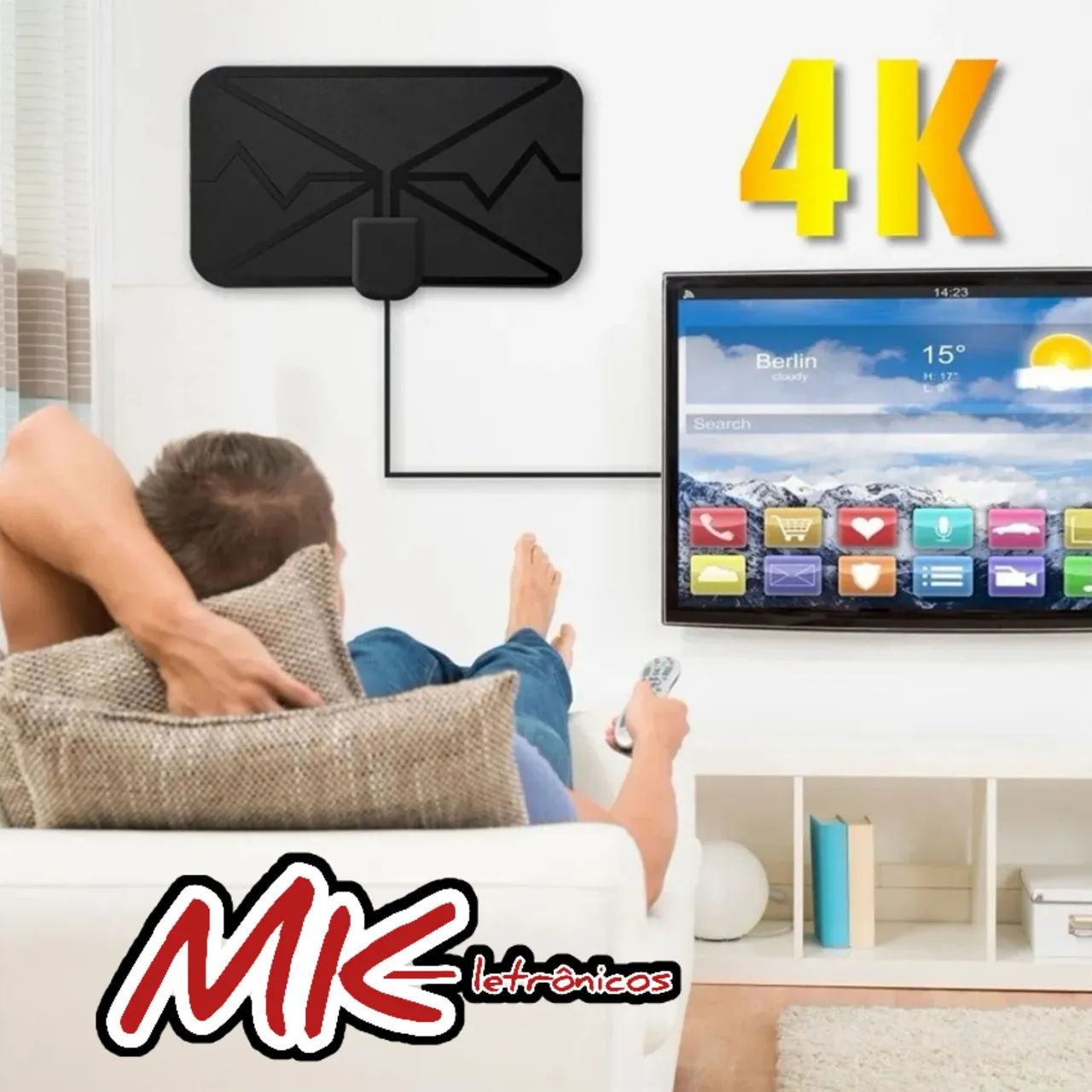 Anterna Digital 4k Inteligente  - Foto 3