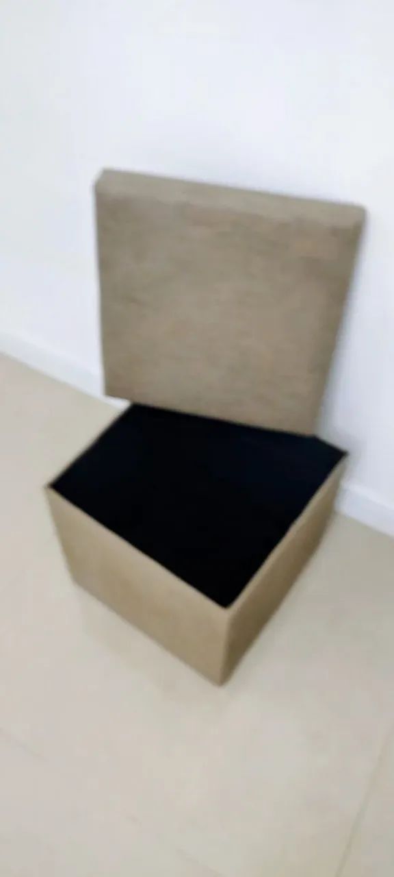 PUFF PARA DECORAÇÃO OU GUARDAD OBJETOS - Foto 3