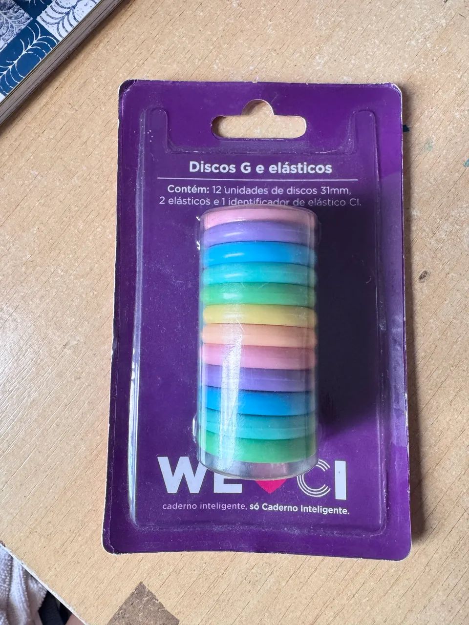 Discos G e Elásticos Caderno Inteligente 