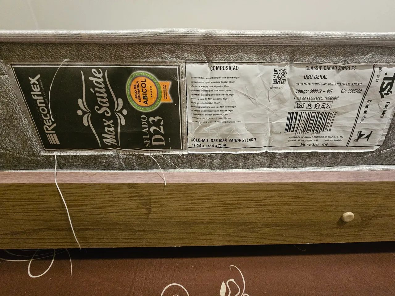 Bicama solteiro com colchões  - Foto 4