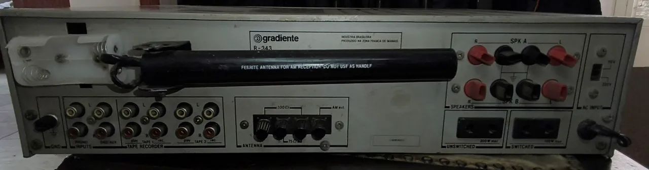 Gradiente vintage r343 com tuner - Foto 2