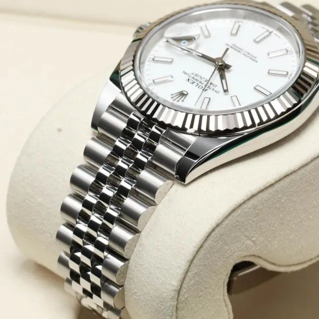 Rolex Date Just Branco Eta 3035 Automático Premium - Foto 4
