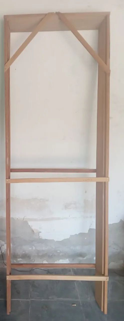 Esquadria 2.21 de altura por 74 de largura sucupira nova